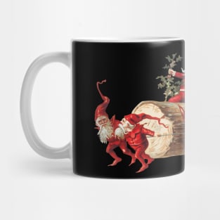 Vintage Christmas Elves Mug